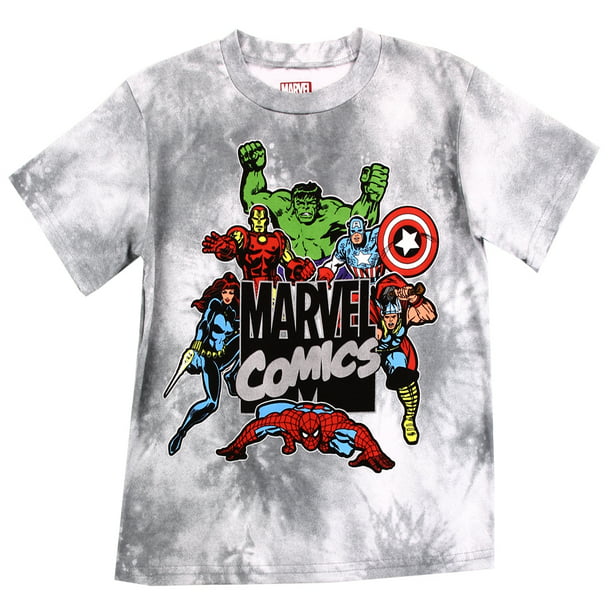 Kids Boys Superhero T-Shirt Top Childrens Short Sleeve Shirt /& 3D Drawstring Bag
